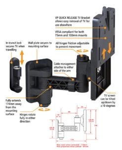Vision Plus TV Wall Mounting Caravan & Motorhome Brackets -Family Camp Gear Store 07 5170.10 scaled 91853.1631884464
