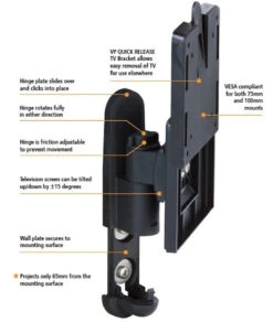 Vision Plus TV Wall Mounting Caravan & Motorhome Brackets -Family Camp Gear Store 07 5170.5 68691.1631884837