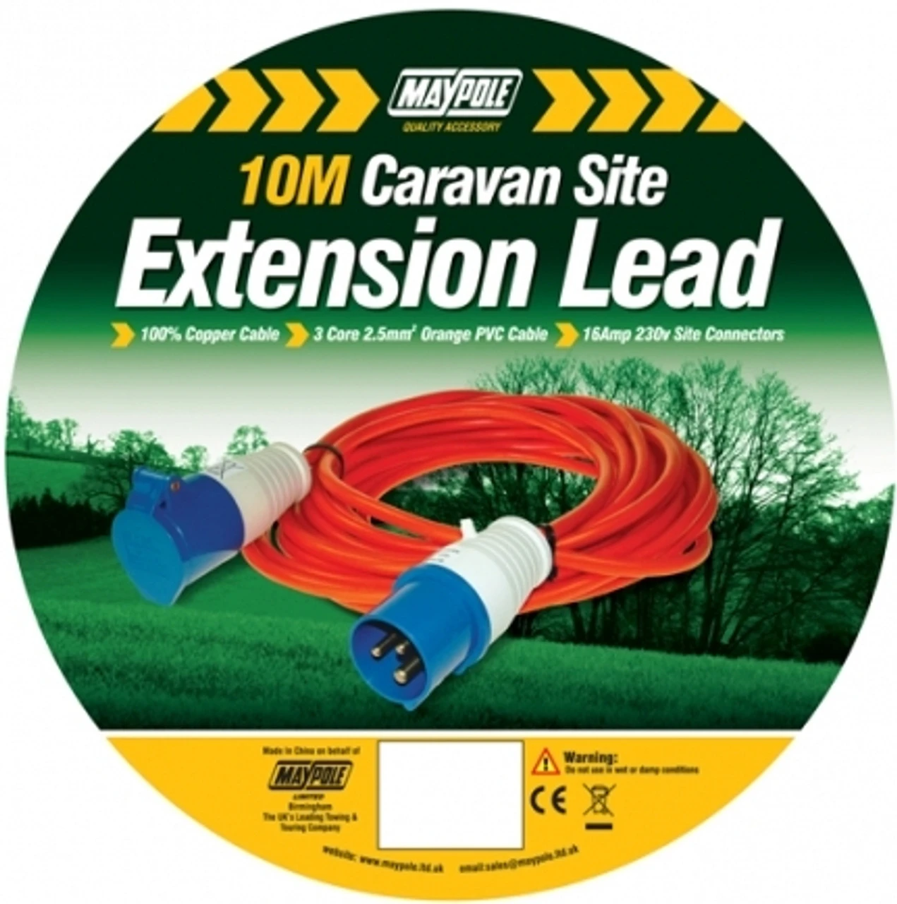 Maypole Camping And Caravan Site Mains Extension Hook Up Leads 3 Maypole Camping And Caravan Site Mains Extension Hook Up Leads