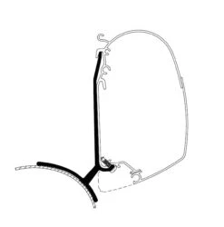Thule Awning Bracket Kit For Omnistor 4900 & 5200 - Renault Trafic, Opel/Vauxhall Vivaro