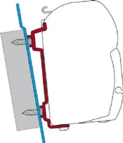 Fiamma F45s Awning Bracket Adapter Kit Ford Transit