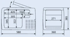 Waeco CoolFreeze CF35 Portable Fridge-Freezer -Family Camp Gear Store CF35sizesLrg 51864.1376986092