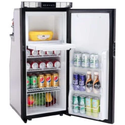 Adventurer ADS 87 Compressor Fridge Freezer For Campervan Caravan Or Motorhome -Family Camp Gear Store CVB3 92Da open door 51889.1674579539