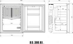 Dometic Silencio DS300 Minicool Silent Fridge 16 Dometic Silencio DS300 Minicool Silent Fridge -Family Camp Gear Store DS300 BI dimension 27 63175.1515157381