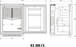 Dometic Silencio DS300 Minicool Silent Fridge 15 Dometic Silencio DS300 Minicool Silent Fridge -Family Camp Gear Store DS300 FS dimension 27 04990.1515157381