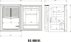 Dometic Silencio DS400 Silent Mini Bar Fridge 17 Dometic Silencio DS400 Silent Mini Bar Fridge -Family Camp Gear Store DS400 BI dimension 27 60953.1515168548