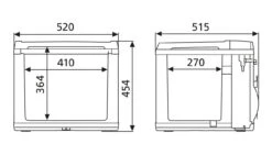 Dometic Waeco CK40d Mobicool Mains Compressor Fridge-Freezer Cool Box -Family Camp Gear Store Dometic CK40 coolbox 5 47293.1533743485