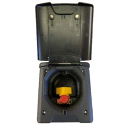 FAWO Flush Fitting BBQ Gas Socket For Caravan Motorhome Campervan 9 FAWO Flush Fitting BBQ Gas Socket For Caravan Motorhome Campervan -Family Camp Gear Store FAWO gas BBQ Lid Black 70890.1669037016