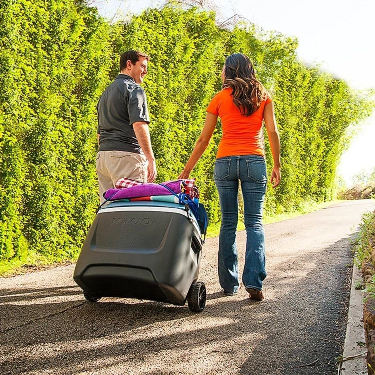 Igloo Island Breeze MaxCold 50 Wheeled Portable Ice Chest 4 Igloo Island Breeze MaxCold 50 Wheeled Portable Ice Chest - Image 2