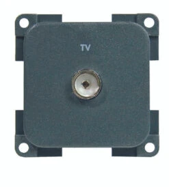 CBE Single TV Coaxial Outlet Aerial Socket