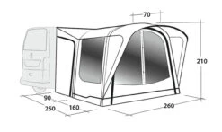 Outwell Newburg 160 Air Drive Away Awning -Family Camp Gear Store Outwell Newburg 160 drive away air awning dimensions 45775.1612116910