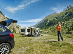 Thule Omnistor 1200 Caravan Awning Canopy -Family Camp Gear Store Thule LS Awnings Omnistor 1200 Mountains 01 65925.1513697246