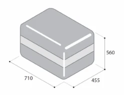 Vitrifrigo VF65P 65 Litre Portable 12v 240v Campervan Fridge Freezer -Family Camp Gear Store VF65 DIMS 97795.1528278529