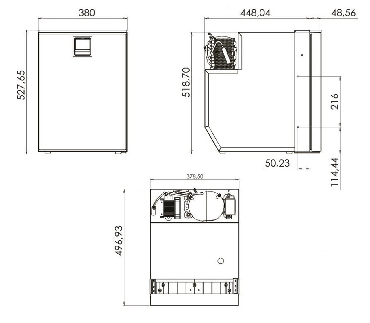 Webasto Cruise CR49 Elegance Campervan & Caravan Compressor Fridge 6 Webasto Cruise CR49 Elegance Campervan & Caravan Compressor Fridge - Image 4
