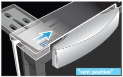 Vitrifrigo C60i 2-Way Compressor Caravan & Marine Fridge -Family Camp Gear Store airlock features VENT POSITION 26877.1427796685