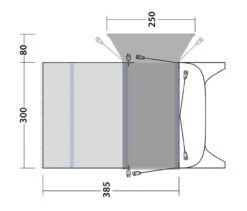 Outwell Blossburg 380 Air Drive Away Awning -Family Camp Gear Store blossburg dimensions 01985.1608121705
