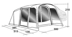 Outwell Blossburg 380 Air Drive Away Awning -Family Camp Gear Store blossburg dimensions 71002.1606916839