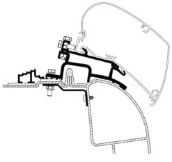 Thule Awning Bracket Kit For Omnistor 6200/6300 - Renault Master/Opel Movano 1998-2010