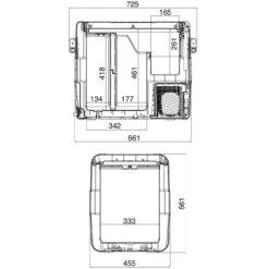 Waeco CFX65DZ Dual Zone 12v Mains Mobile Freezer Cool Box 11 Waeco CFX65DZ Dual Zone 12v Mains Mobile Freezer Cool Box -Family Camp Gear Store cfx65dz dimensions 94801.1476879587