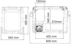 Dometic Waeco CoolFreeze CFX 28 Portable Compressor Fridge Freezer Cool Box -Family Camp Gear Store cfx 28 dimensions 91422.1533721107