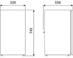 Dometic Waeco CRX110 Caravan Compressor Fridge -Family Camp Gear Store cr110 dims 37594.1556191829