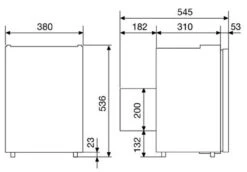 Dometic Waeco CRP40 Caravan Compressor Fridge -Family Camp Gear Store crp40 dims 42324.1533740692