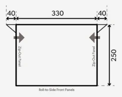Dometic Rally Pro Poled Caravan Awning -Family Camp Gear Store dometic rally pro caravan awning dimensions 05430.1639062968