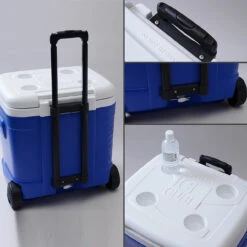 Igloo Ice Cube 60 Roller Wheeled Ice Chest Cool Box 9 Igloo Ice Cube 60 Roller Wheeled Ice Chest Cool Box -Family Camp Gear Store igloo 45097 2 21550.1493660922