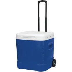 Igloo 60 Quart Ice Cube 90 Can Wheeled Cool Box -Family Camp Gear Store igloo ice cube 60 quart roller 94331.1425377938