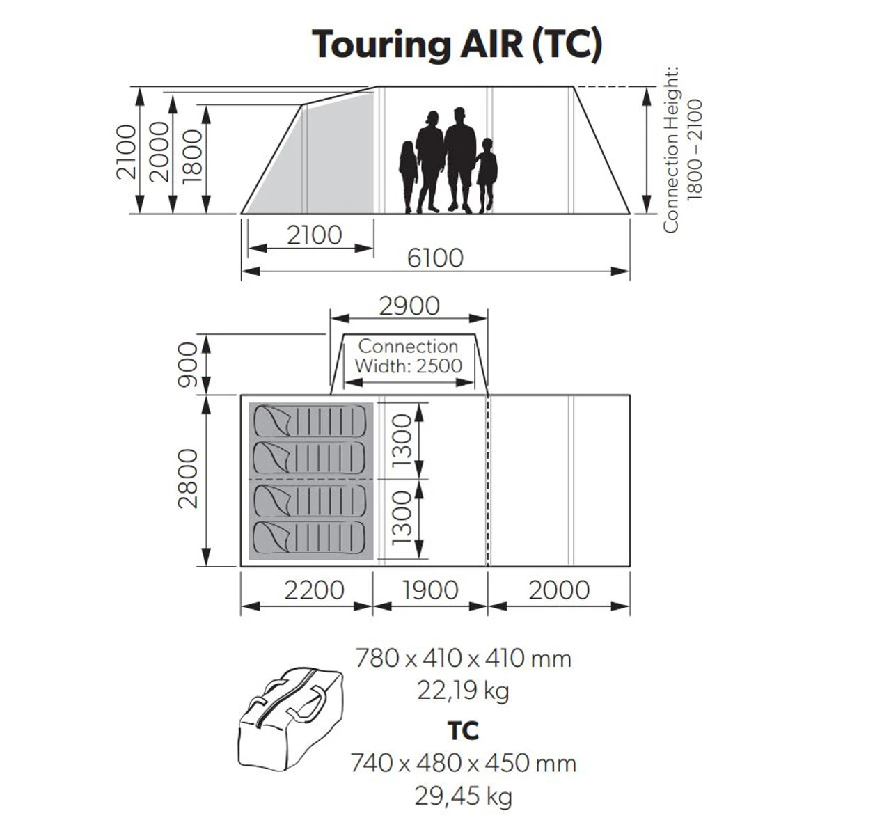 Kampa Touring AIR Drive Away Awning For Campervans 6 Kampa Touring AIR Drive Away Awning For Campervans - Image 4