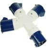 Maypole 3-Way 230v Caravan Site 16 Amp Hook Up Splitter -Family Camp Gear Store mp370b 92119.1433931749