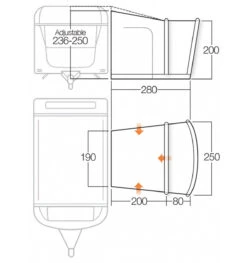 Vango Sonoma II 350cm Air Caravan Motorhome Awning 15 Vango Sonoma II 350cm Air Caravan Motorhome Awning -Family Camp Gear Store sonoma ii 250 floorplan 42486.1530026866