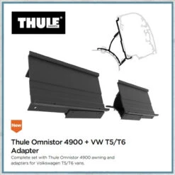 Thule Omnistor 4900 VW T5/T6 Campervan Awning And Bracket Kit -Family Camp Gear Store t5t6 adapterbracket 90117.1553002975