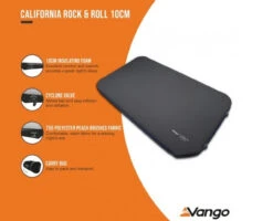 Vango California Rock & Roll 10cm Self Inflating Mattress -Family Camp Gear Store vango california campervan mattress 27777.1638807018