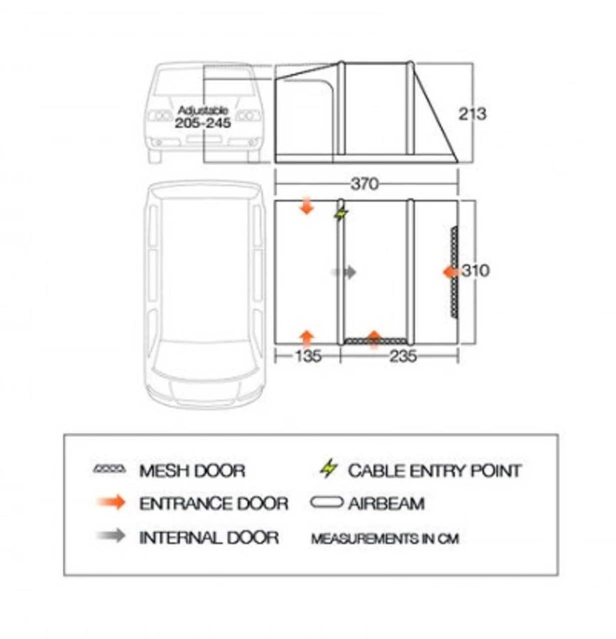 Vango Kela V Drive Away Awning 11 Vango Kela V Drive Away Awning - Image 9