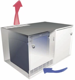 Dometic HiPro 4000 Standard Hotel Mini Bar Absorption Fridge -Family Camp Gear Store ventilation hipro minibar desk 2 11616.1445429633