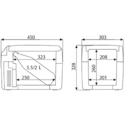 Dometic Waeco Tropicool TCX14 Thermoelectric Cool Box -Family Camp Gear Store waeco tcx14 dimensions 58490.1554819753