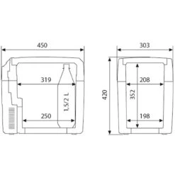 Dometic Waeco Tropicool TCX21Thermoelectric AC/DC Cool Box -Family Camp Gear Store waeco tcx21 dimensions 22423.1554812854